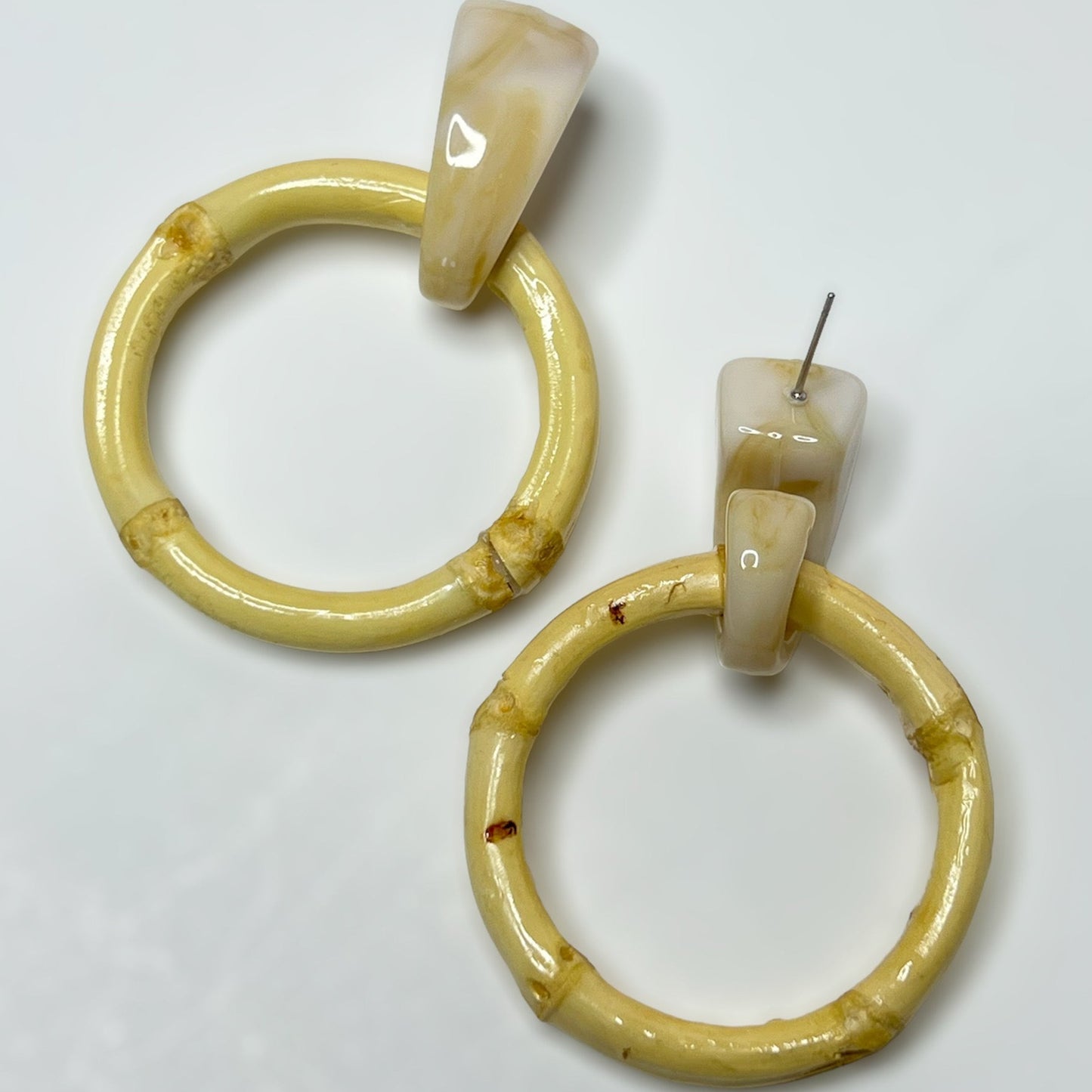 Bamboo Statement Earrings