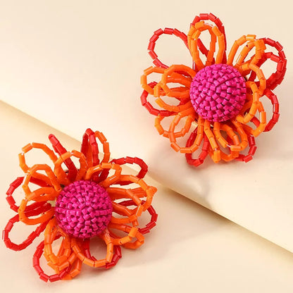 Flower Bloom Stud Earrings